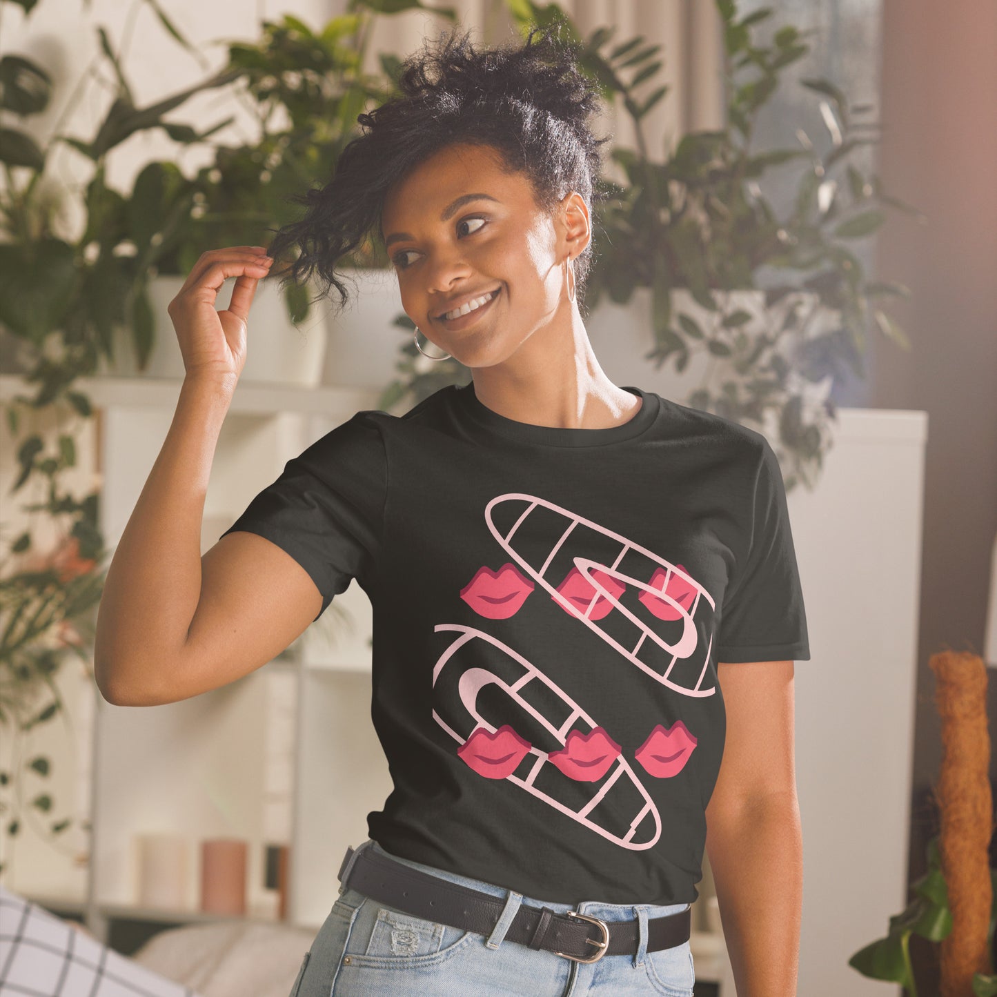 Camiseta de manga corta pinza