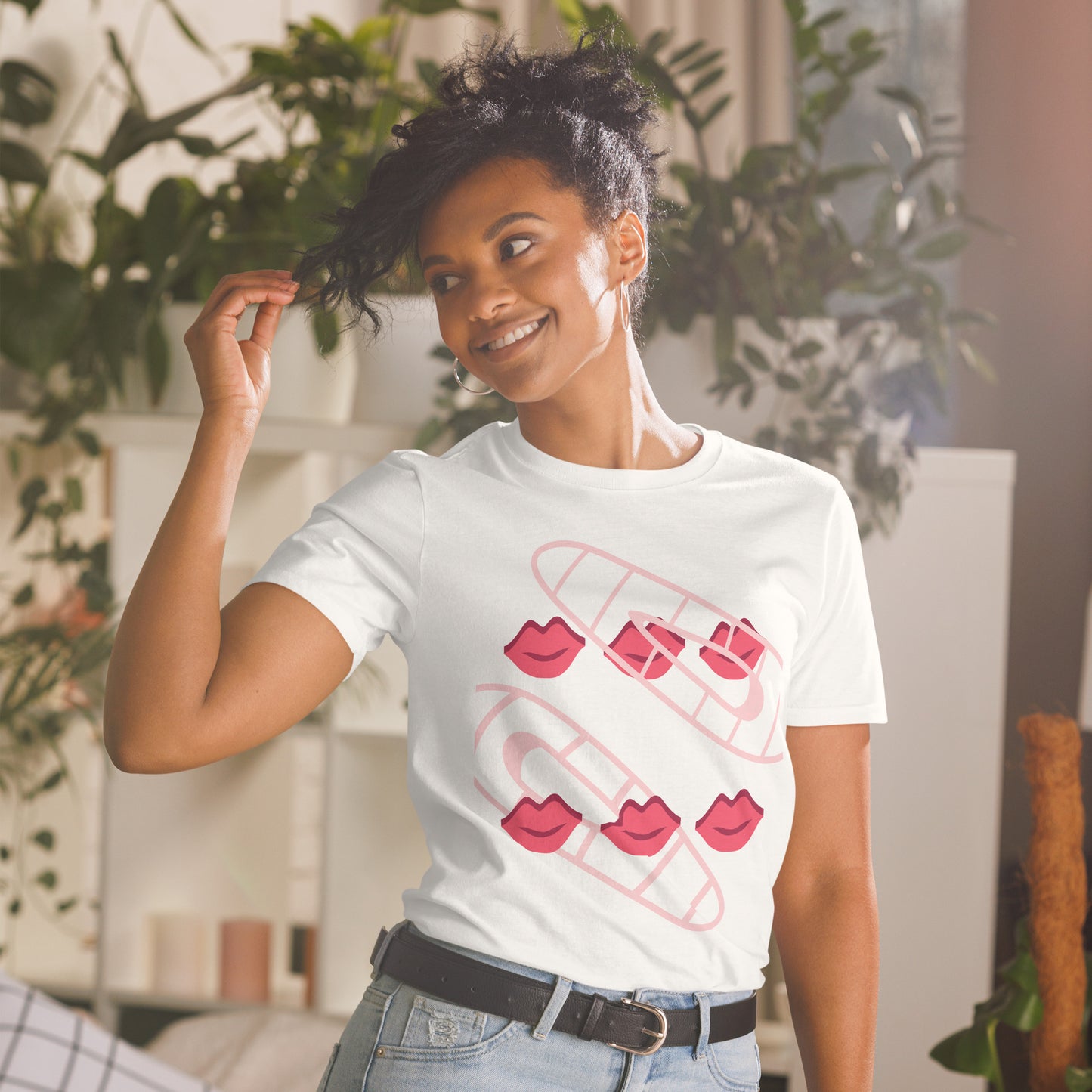 Camiseta de manga corta pinza