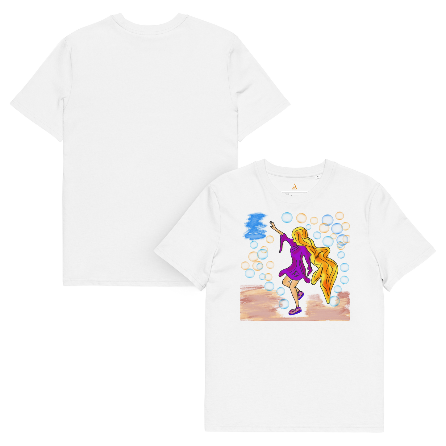 Camiseta de algodón orgánico mujer Hoja Viva