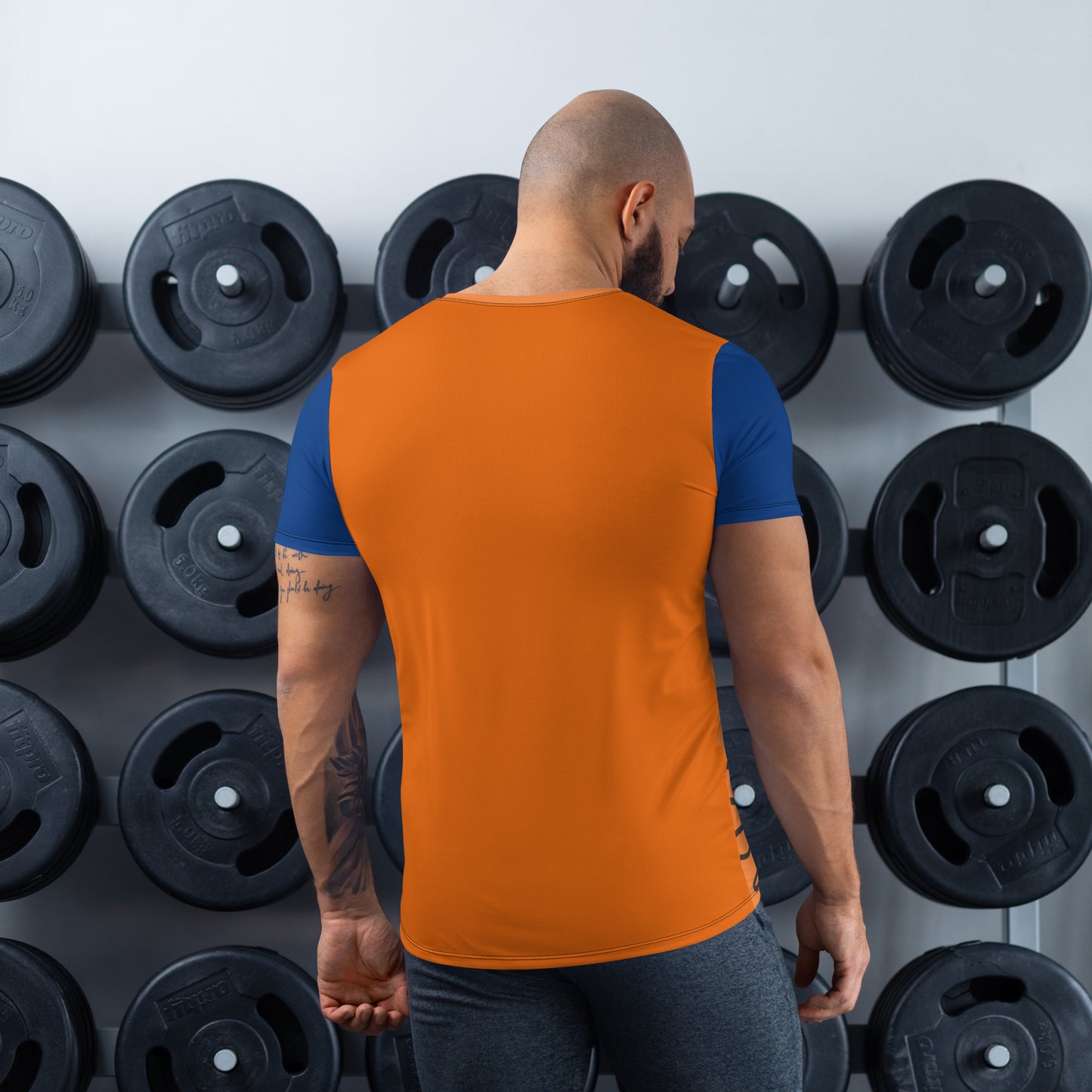 Flexible men's sports t-shirt