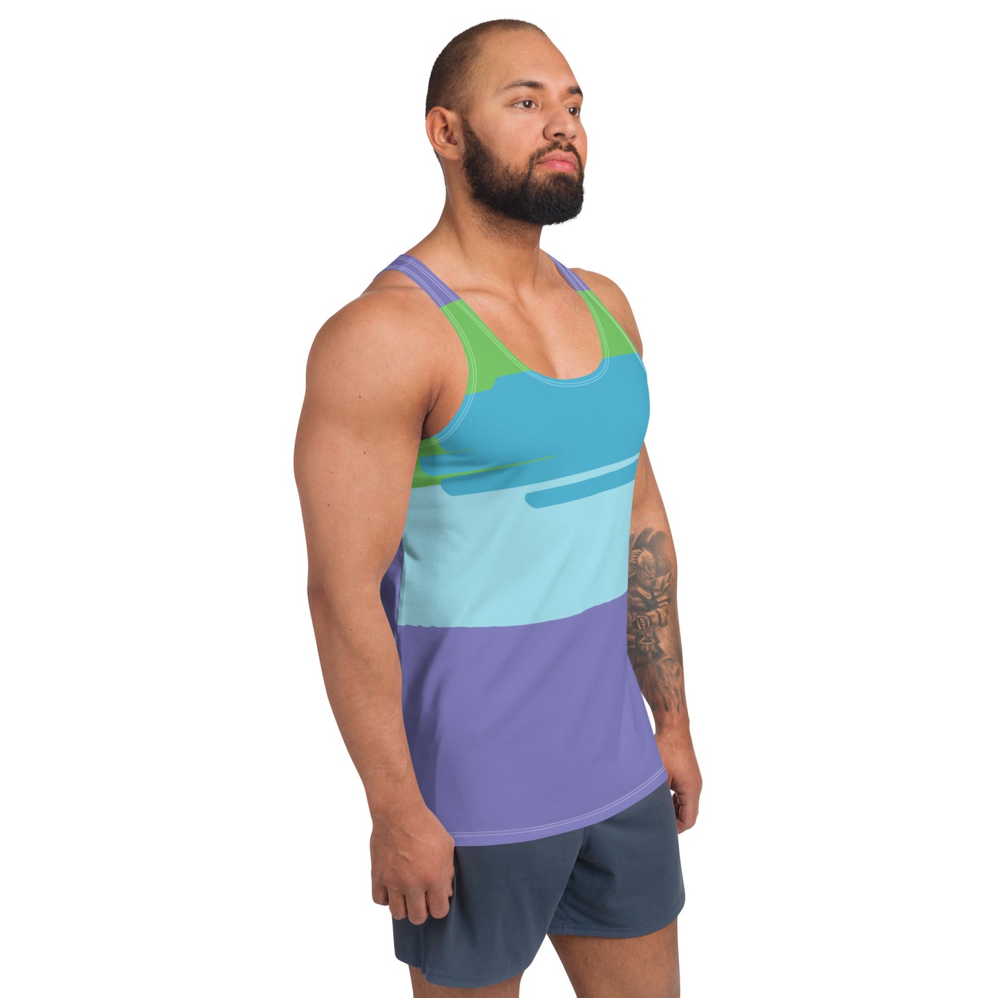 Camiseta de tirantes discutidos