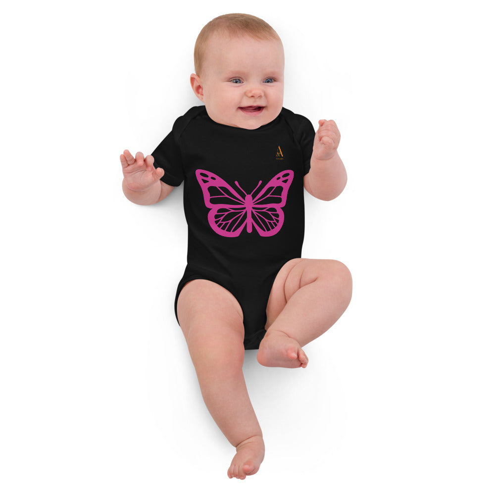 Butterfly cotton baby bodysuit