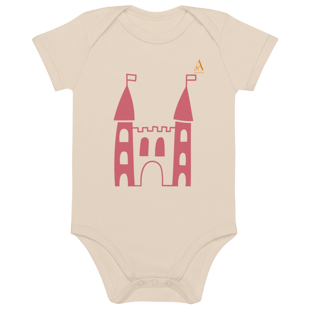 Castle cotton baby bodysuit