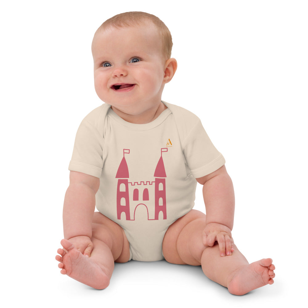 Castle cotton baby bodysuit