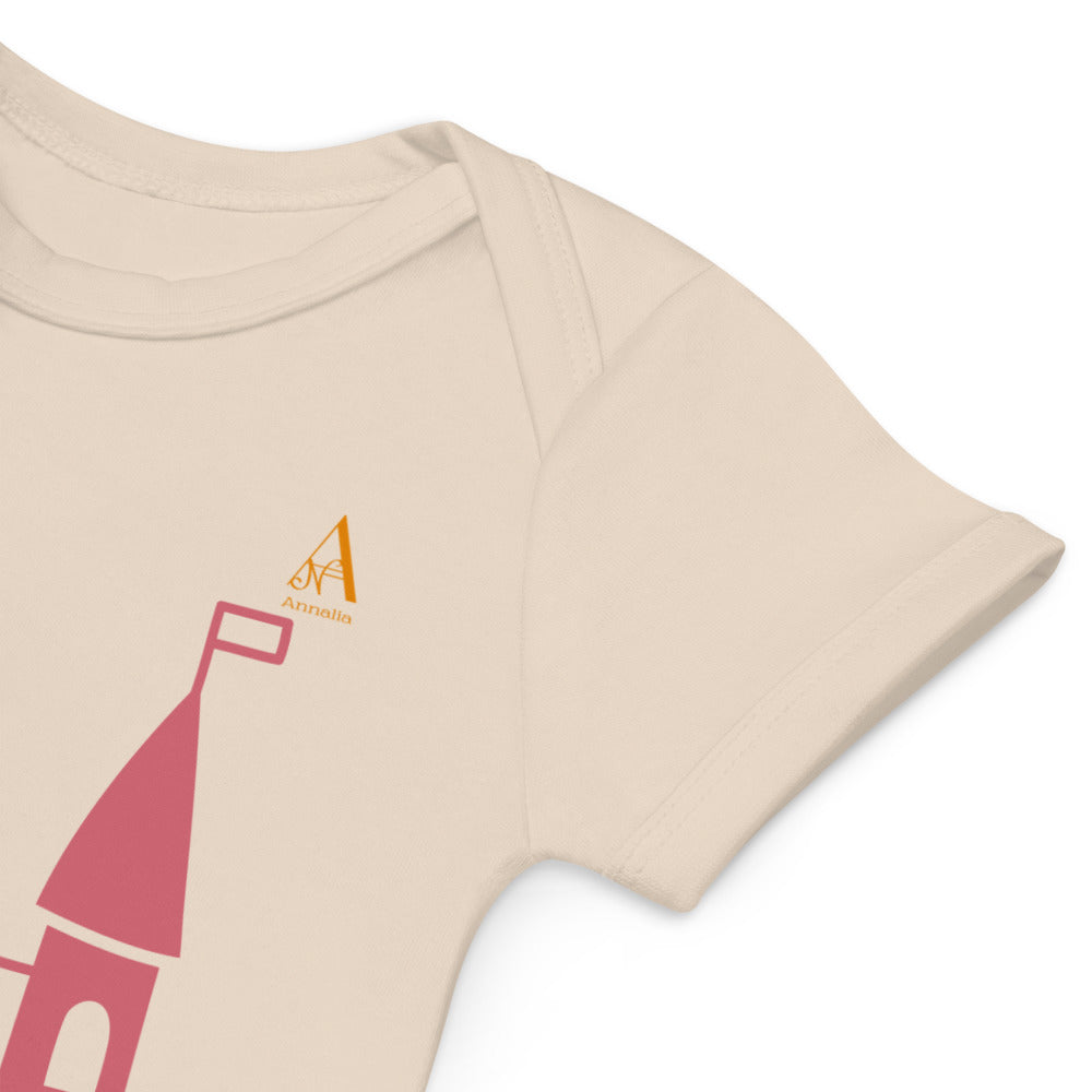 Castle cotton baby bodysuit