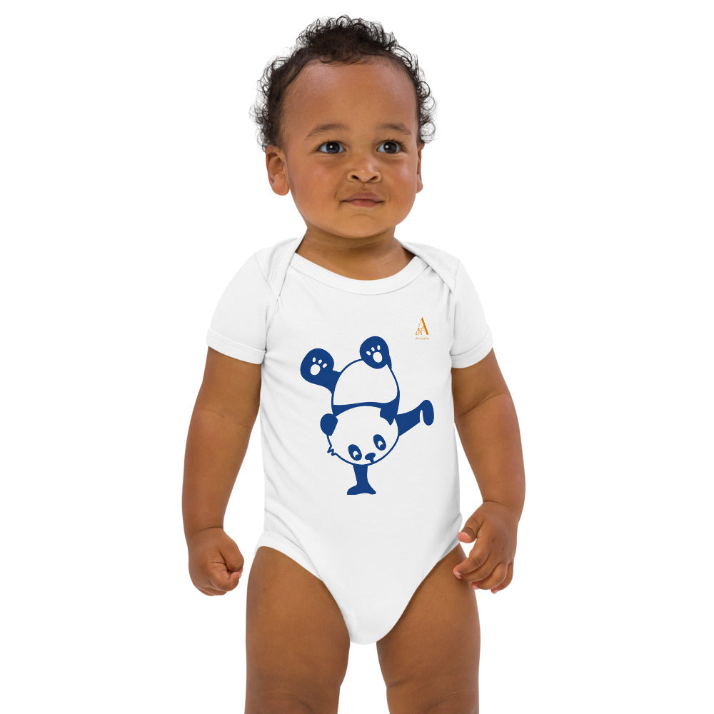 Funny Panda Cotton Baby Bodysuit