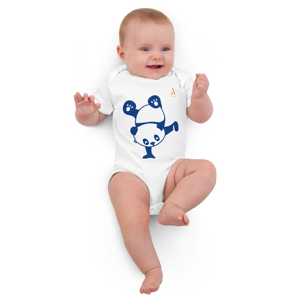Funny Panda Cotton Baby Bodysuit