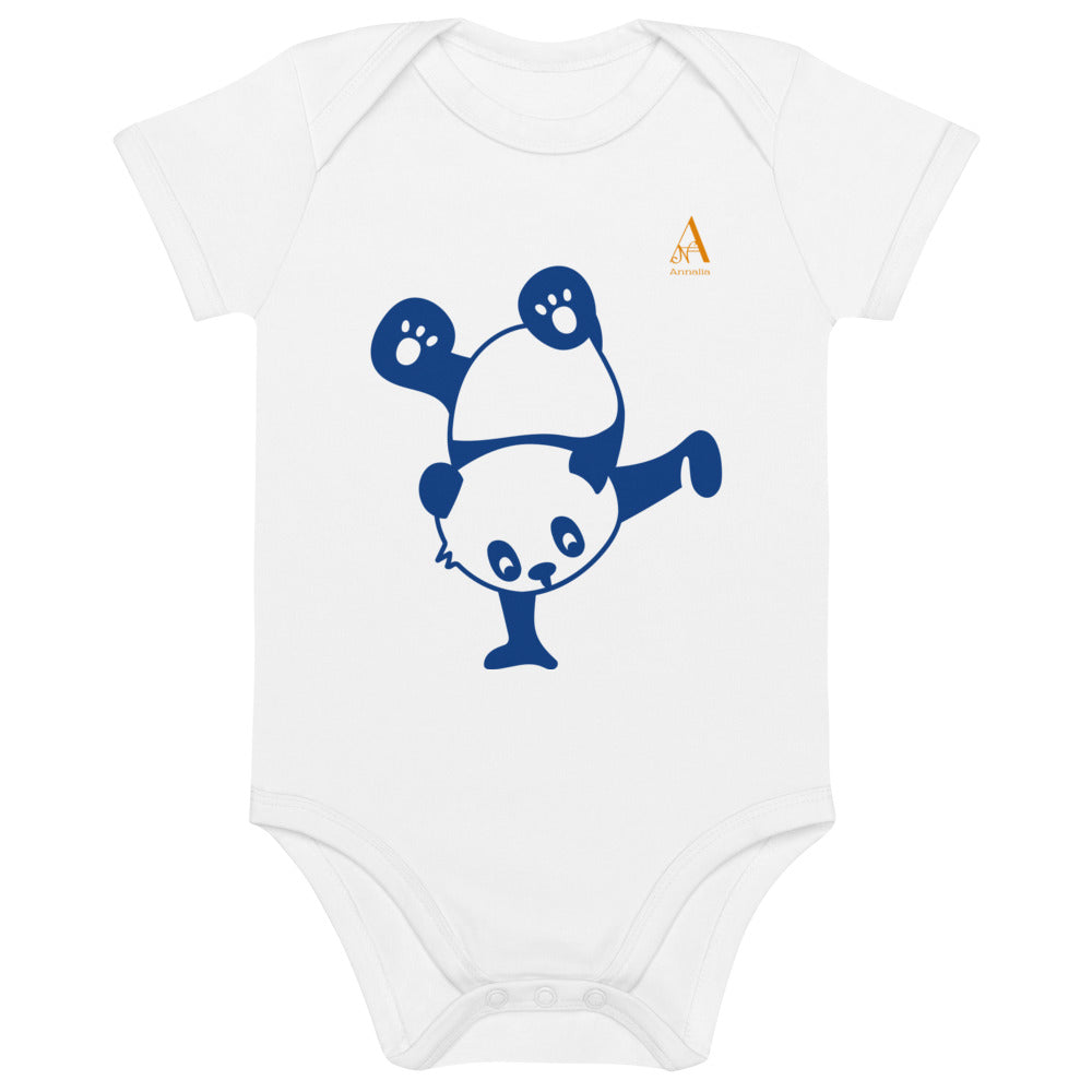 Funny Panda Cotton Baby Bodysuit