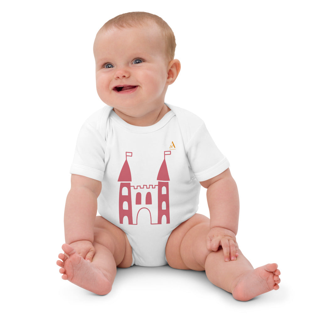 Castle cotton baby bodysuit