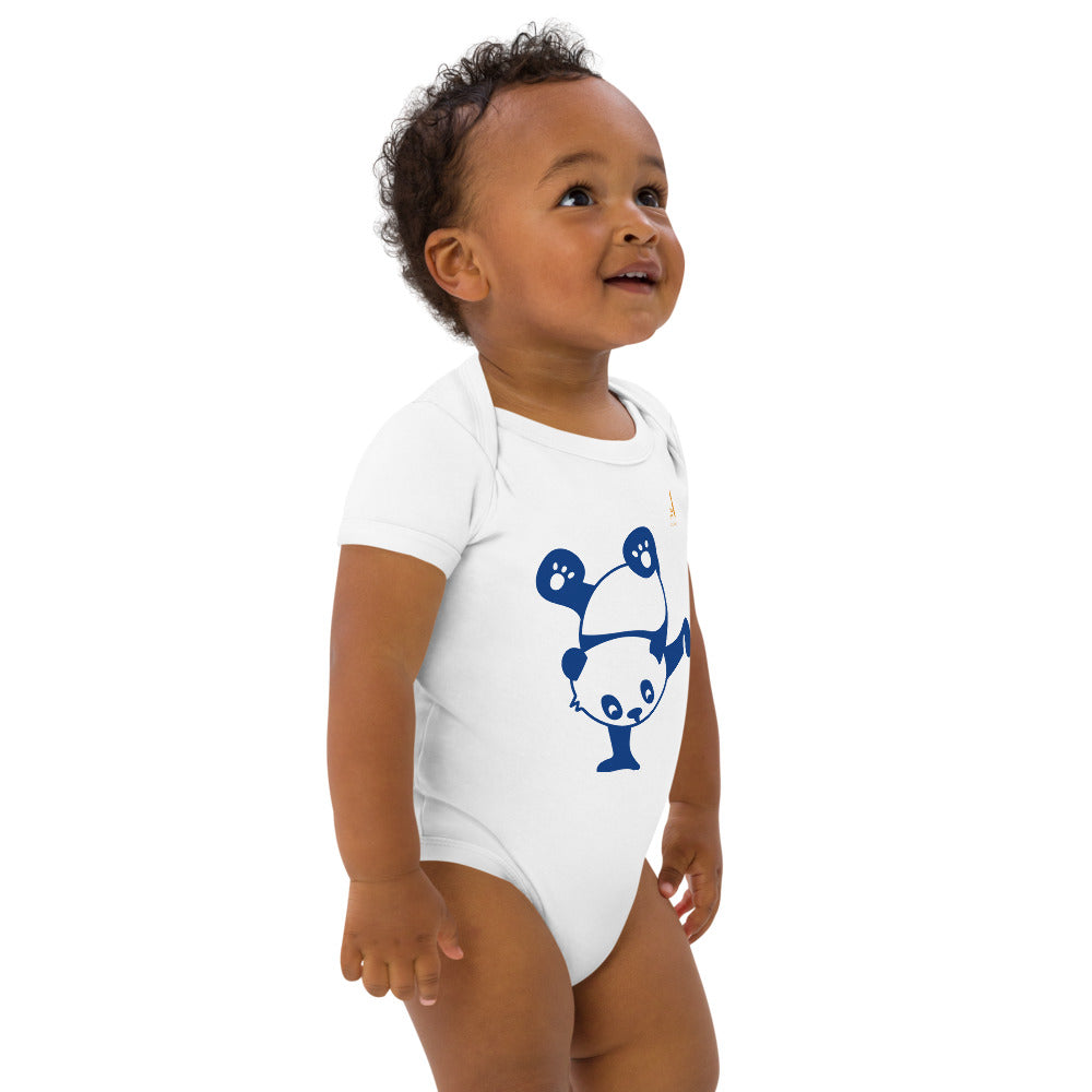 Funny Panda Cotton Baby Bodysuit