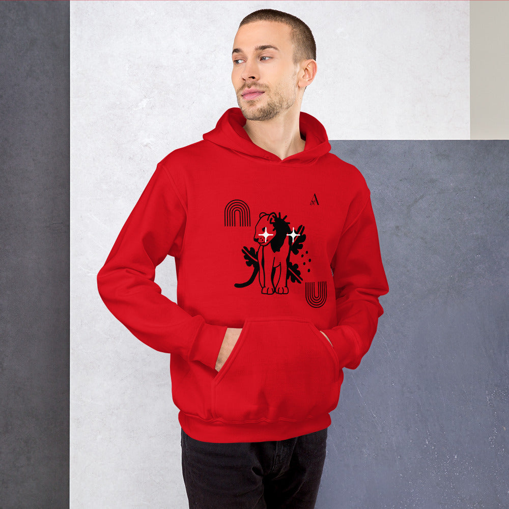 Sudadera con capucha leon