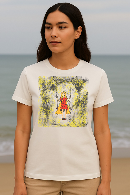 Camiseta de algodón orgánico mujer Brisa Libre
