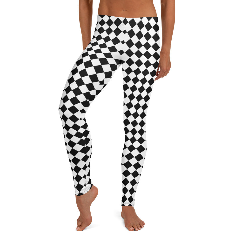 Checkered leggings