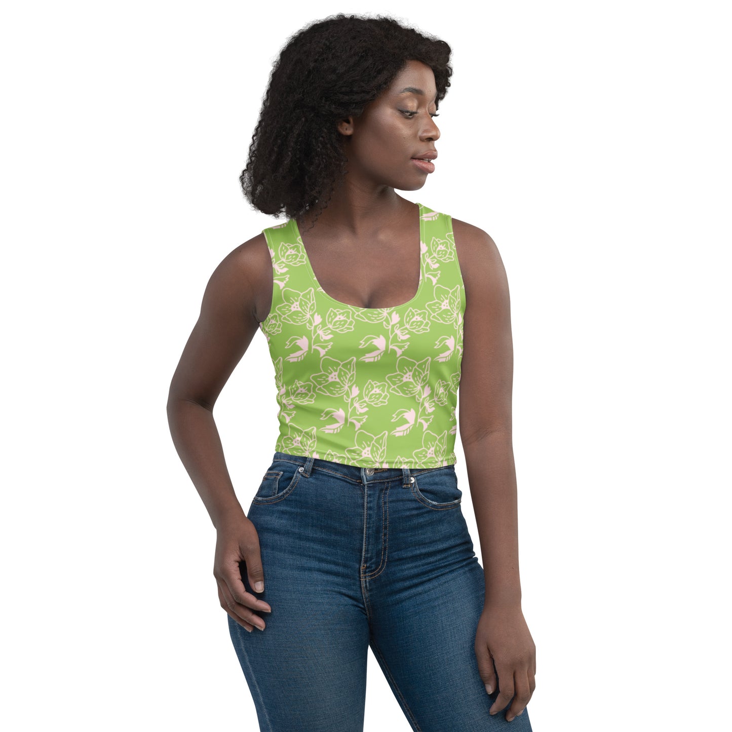 Camiseta corta verde