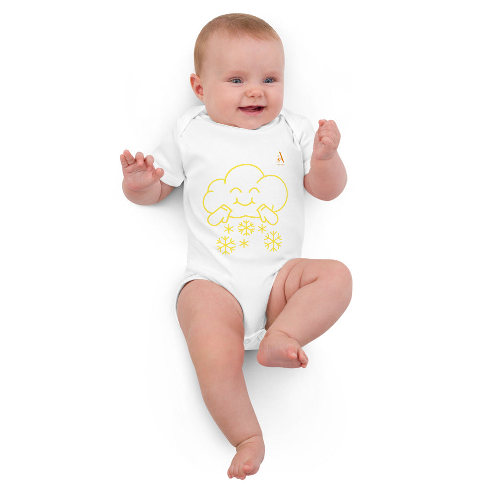 Cloud cotton baby bodysuit