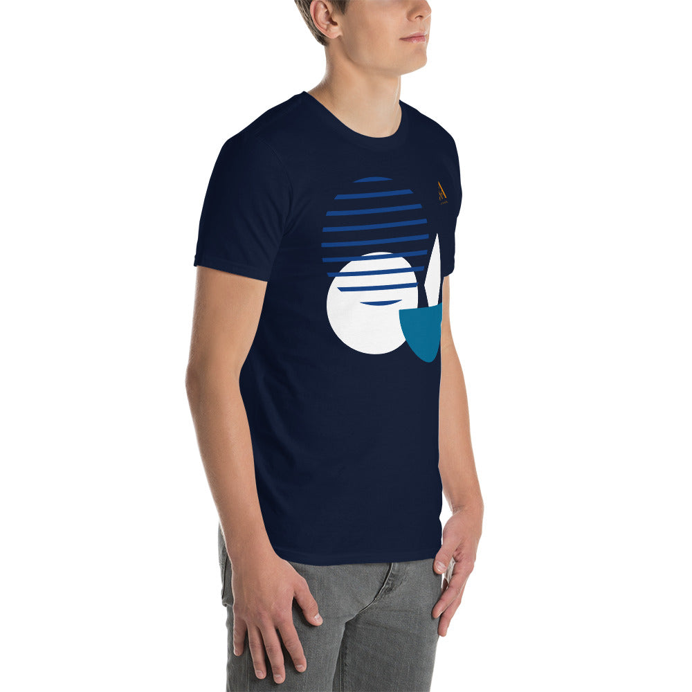 Camiseta de manga corta introspección