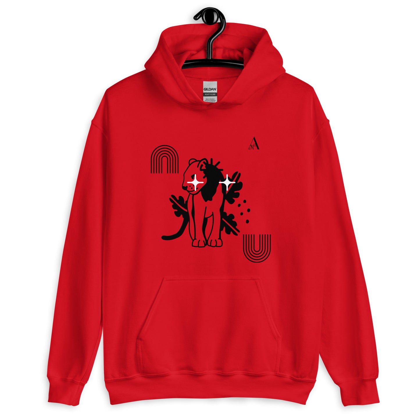 Sudadera con capucha leon